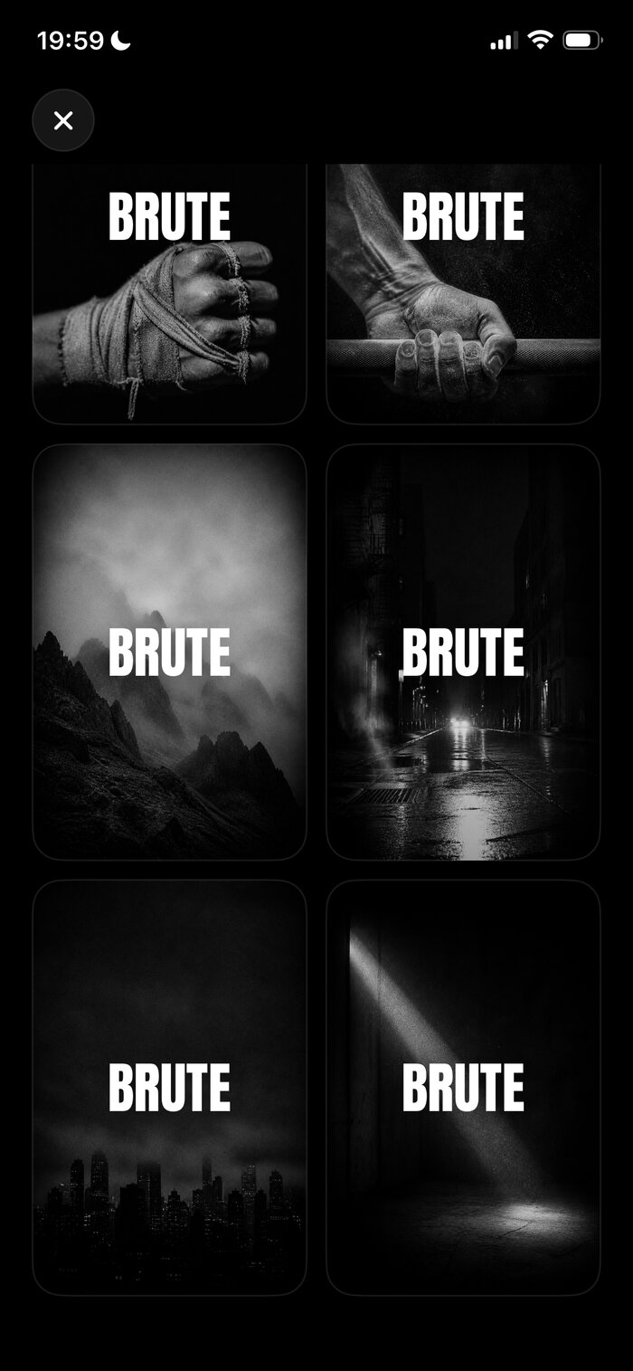 Brute theme picker